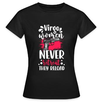Horoscope Terre Superstition - T-shirt Femme - noir - Devant - AI Model Female 172 dark (172cm)