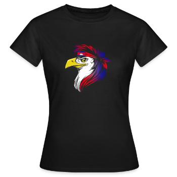 Kambodscha - Frauen T-Shirt - Schwarz - Vorne - AI Model Female 172 dark (172cm)