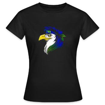 Weihnachtsinsel - Frauen T-Shirt - Schwarz - Vorne - AI Model Female 172 dark (172cm)
