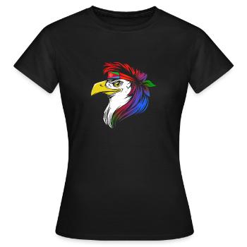 Eritrea - Frauen T-Shirt - Schwarz - Vorne - AI Model Female 172 dark (172cm)