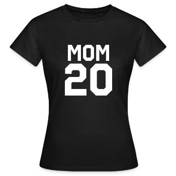 Mama 2020 - Geschenk für werdende Mütter - Frauen T-Shirt - Schwarz - Vorne - AI Model Female 172 dark (172cm)
