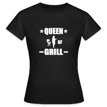 BBQ - Frauen T-Shirt - Schwarz - Vorne - AI Model Female 172 dark (172cm)