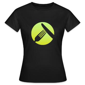 Chef, Chef, Chef, Hobby Chef - Women's T-Shirt - black - Front - AI Model Female 172 dark (172cm)