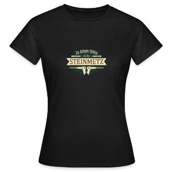 tailleur de pierre - T-shirt Femme - noir - Devant - AI Model Female 172 dark (172cm)
