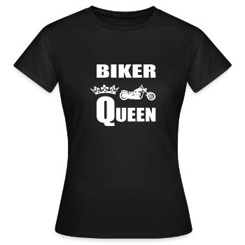 Motorrad - Frauen T-Shirt - Schwarz - Vorne - AI Model Female 172 dark (172cm)