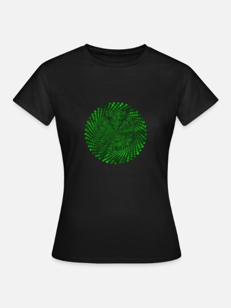 Points Spiral - Women's T-Shirt - black