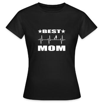 Mama - Frauen T-Shirt - Schwarz - Vorne - AI Model Female 172 dark (172cm)