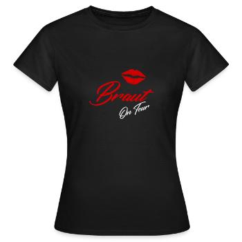 JGA - Frauen T-Shirt - Schwarz - Vorne - AI Model Female 172 dark (172cm)