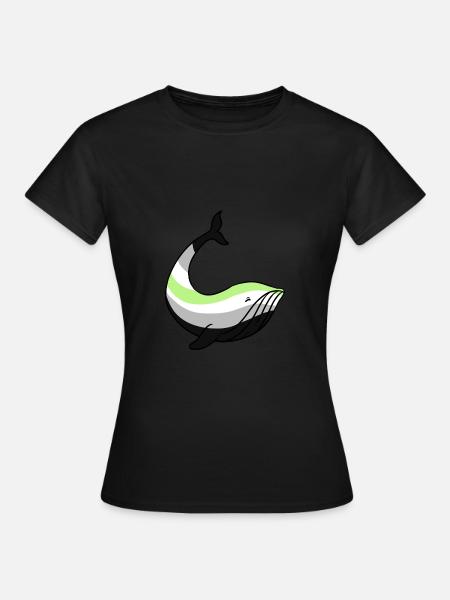 Agender Wal Agender Pride - Frauen T-Shirt - Schwarz