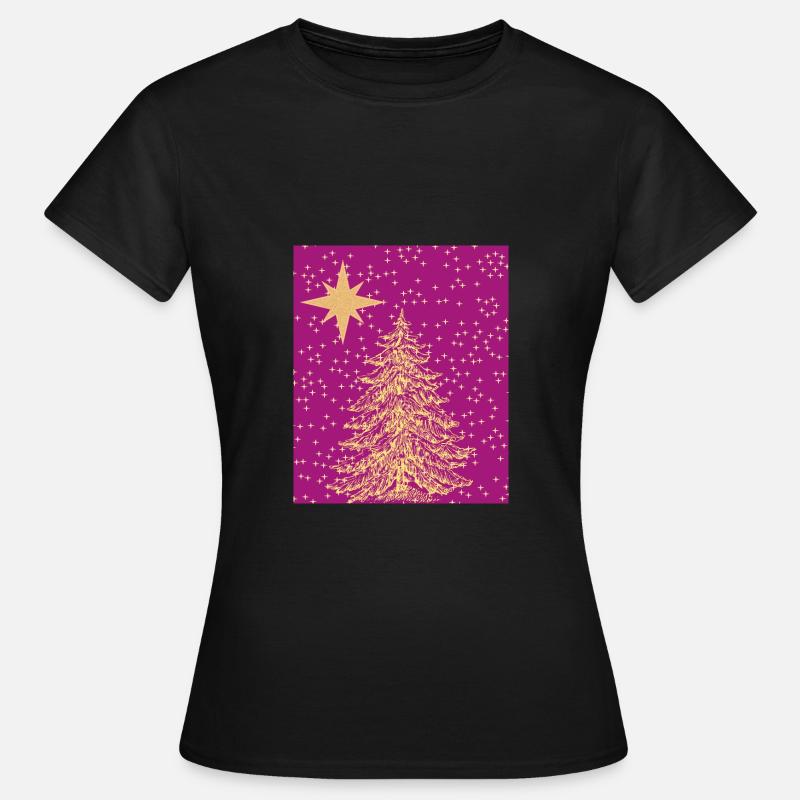 Christmas tree - Women's T-Shirt - black
