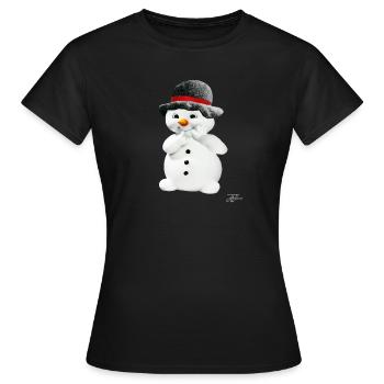 Weihnachten Weihnachten Weihnachten Weihnachtszeit - Frauen T-Shirt - Schwarz - Vorne - AI Model Female 172 dark (172cm)