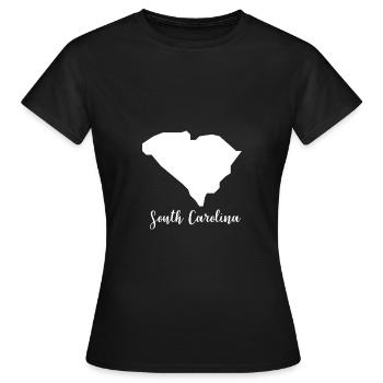 Caroline du Sud - T-shirt Femme - noir - Devant - AI Model Female 172 dark (172cm)