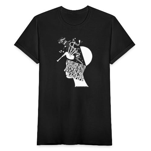Bagpipe in my Head (weiß) - Frauen T-Shirt