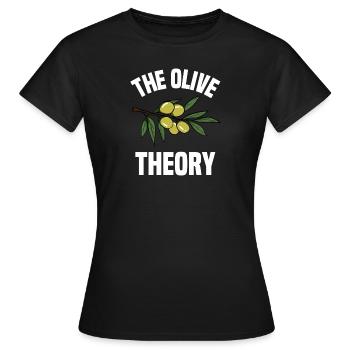The Olive Theory - Women's T-Shirt - black - Front - AI Model Female 172 dark (172cm)