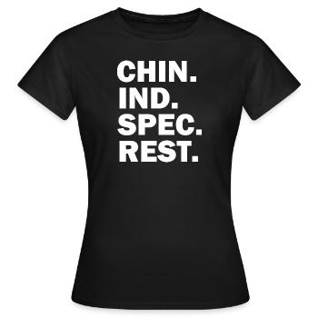 Design populaire classique - T-shirt Femme - noir - Devant - AI Model Female 172 dark (172cm)