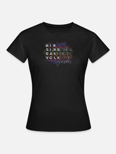 Wir sind das Volk - Frauen T-Shirt - Schwarz