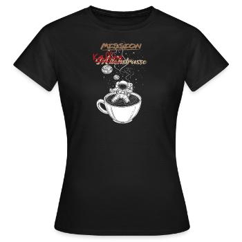 Mission Milchstrasse - Frauen T-Shirt - Schwarz - Vorne - AI Model Female 172 dark (172cm)