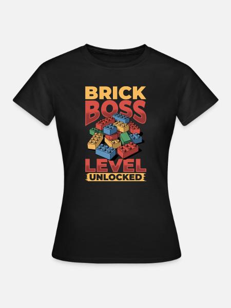 Building Blocks Kids Brick Builder - Frauen T-Shirt - Schwarz