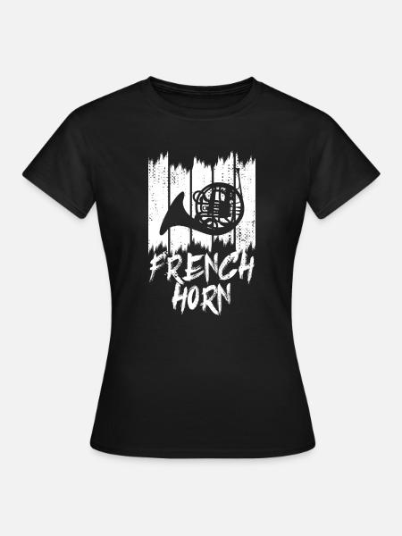 Waldhorn - Frauen T-Shirt - Schwarz