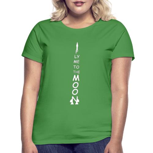 Fly me to the moon (MS paint version) - Vrouwen T-shirt