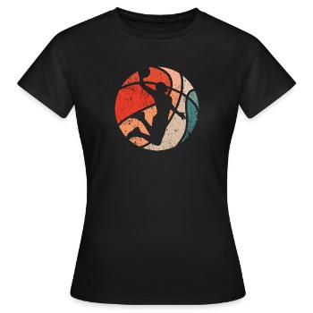 Basketball Jam - Women's T-Shirt - black - Front - AI Model Female 172 dark (172cm)