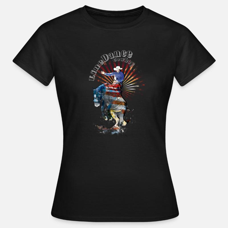 kl_linedance40 - Women's T-Shirt - black