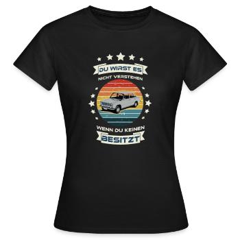 Udssr Lada - Frauen T-Shirt - Schwarz - Vorne - AI Model Female 172 dark (172cm)