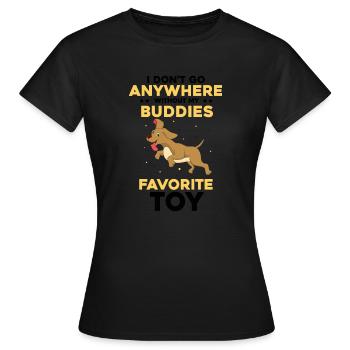 Sports nautiques pour chiens et sports nautiques pour chiens - T-shirt Femme - noir - Devant - AI Model Female 172 dark (172cm)