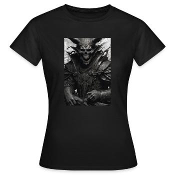Demon - Women's T-Shirt - black - Front - AI Model Female 172 dark (172cm)