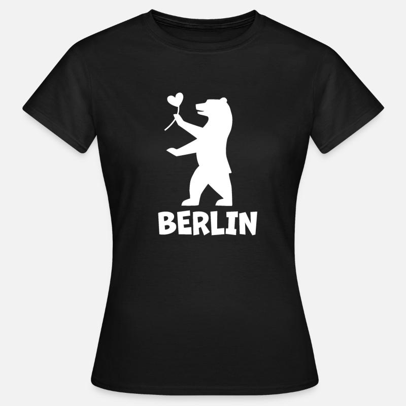 Orso di Berlino - Maglietta da donna - nero
