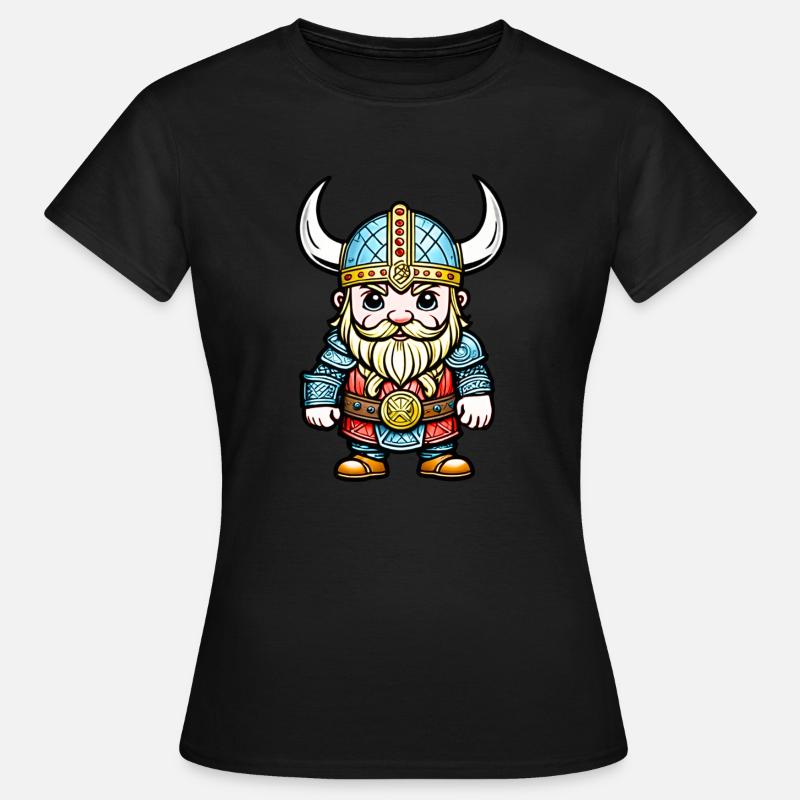 Kleiner Wikinger - Frauen T-Shirt - Schwarz