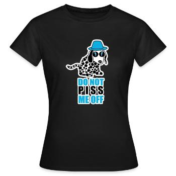 Piss mich weg MIT - Frauen T-Shirt - Schwarz - Vorne - AI Model Female 172 dark (172cm)