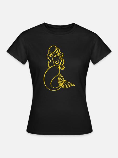 Nixe - Frauen T-Shirt - Schwarz