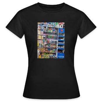 WhatsApp Image 2023 09 06 at 19 19 54 - T-shirt Femme - noir - Devant - AI Model Female 172 dark (172cm)