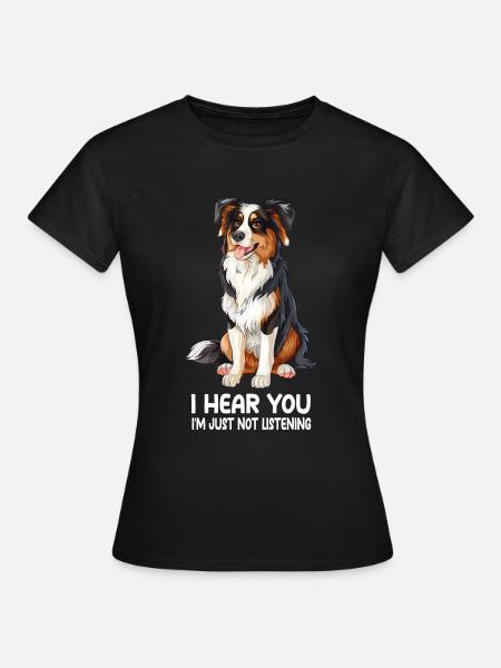 Australischer Schäferhund - Frauen T-Shirt - Schwarz