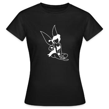 fairy - Women's T-Shirt - black - Front - AI Model Female 172 dark (172cm)