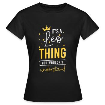Sternzeichen Konstellation Glück - Frauen T-Shirt - Schwarz - Vorne - AI Model Female 172 dark (172cm)