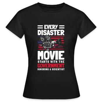Film Film-Zitate Regie Kinobesucher - Frauen T-Shirt - Schwarz - Vorne - AI Model Female 172 dark (172cm)