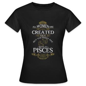 Tierkreiszeichen Konstellation Astro - Frauen T-Shirt - Schwarz - Vorne - AI Model Female 172 dark (172cm)