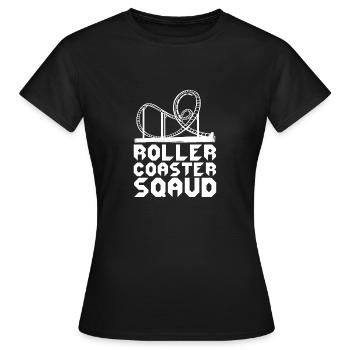 Roller Coaster Amusement Park Amusement Park - Women's T-Shirt - black - Front - AI Model Female 172 dark (172cm)