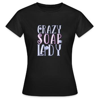 Seife Herstellen Handgemachte Seife - Frauen T-Shirt - Schwarz - Vorne - AI Model Female 172 dark (172cm)