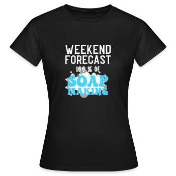 Seife Herstellen Handgemachte Seife - Frauen T-Shirt - Schwarz - Vorne - AI Model Female 172 dark (172cm)