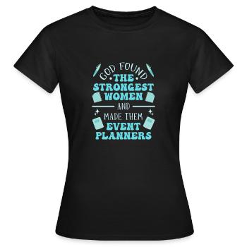 Eventmanager Event Veranstaltungskaufmann - Frauen T-Shirt - Schwarz - Vorne - AI Model Female 172 dark (172cm)