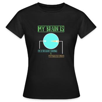 Chasseur de trésors Chasse au trésor Détecteur de métaux - T-shirt Femme - noir - Devant - AI Model Female 172 dark (172cm)