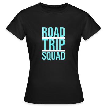 Road Trip - T-shirt Femme - noir - Devant - AI Model Female 172 dark (172cm)