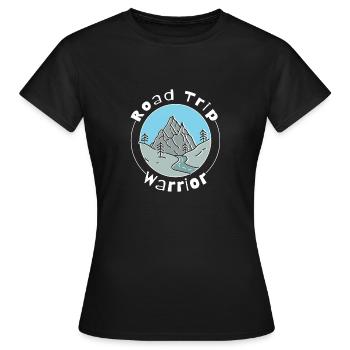Road Trip - T-shirt Femme - noir - Devant - AI Model Female 172 dark (172cm)