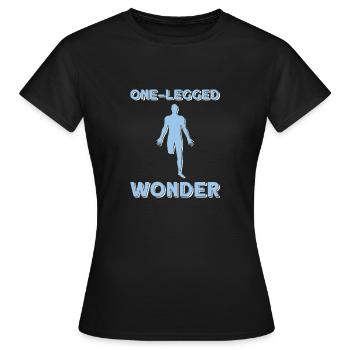 Accès en fauteuil roulant - T-shirt Femme - noir - Devant - AI Model Female 172 dark (172cm)