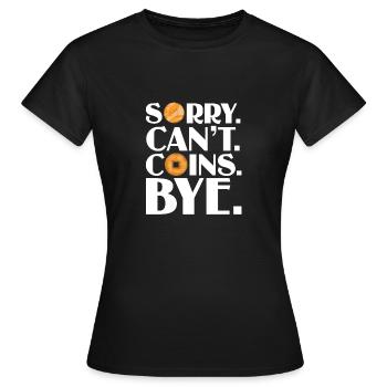 Les collectionneurs de pièces collectent des pièces - T-shirt Femme - noir - Devant - AI Model Female 172 dark (172cm)