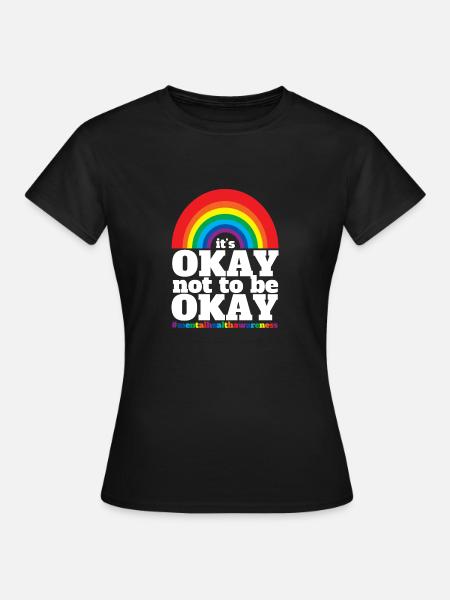 Santé mentale Mentale Gesundheit - T-shirt Femme - noir