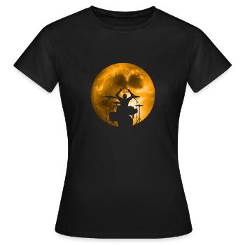 Batteur au clair de lune - T-shirt Femme - noir - Devant - AI Model Female 172 dark (172cm)
